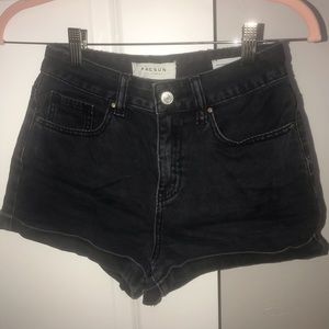 Pac-sun faded black short shorts
